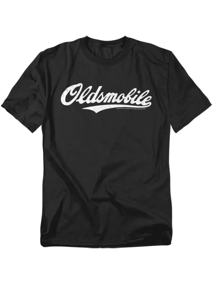 Футболка с длинным рукавом Oldsmobile Cursive Logo Logovision — изображение 1 из 3, черный