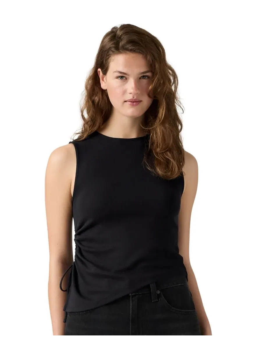 Топ с асимметричным низом и регулируемой завязкой Levi's, Anthracite Night — изображение 1 из 5