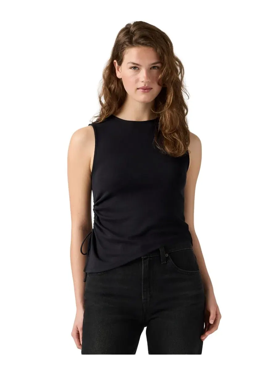 Топ с асимметричным низом и регулируемой завязкой Levi's, Anthracite Night — изображение 2 из 5