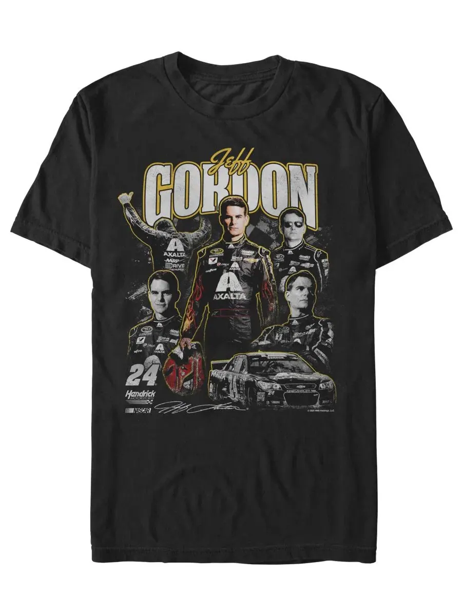 Футболка с графическим принтом Jeff Gordon Nascar Racing Legends Fifth Sun — изображение 1 из 3, черный