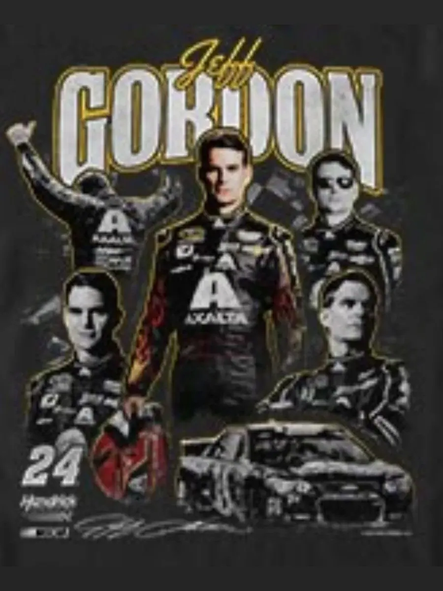 Футболка с графическим принтом Jeff Gordon Nascar Racing Legends Fifth Sun — изображение 3 из 3, черный