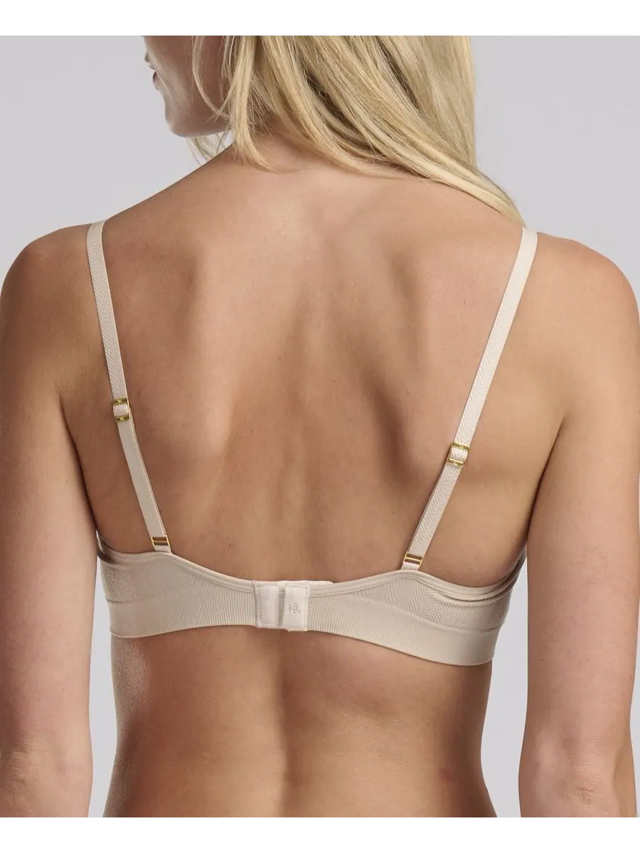 Женский бюстгальтер с подкладкой Lauren Ralph Lauren, Light Truffle — изображение 5 из 5