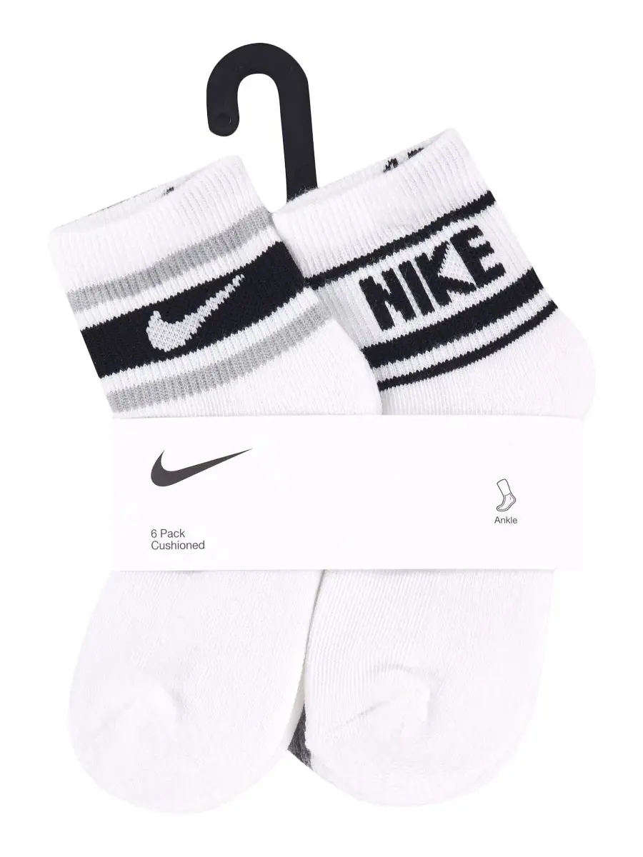 Комплект носков с принтом Varsity, 6 пар Nike — изображение 3 из 3, темный серый