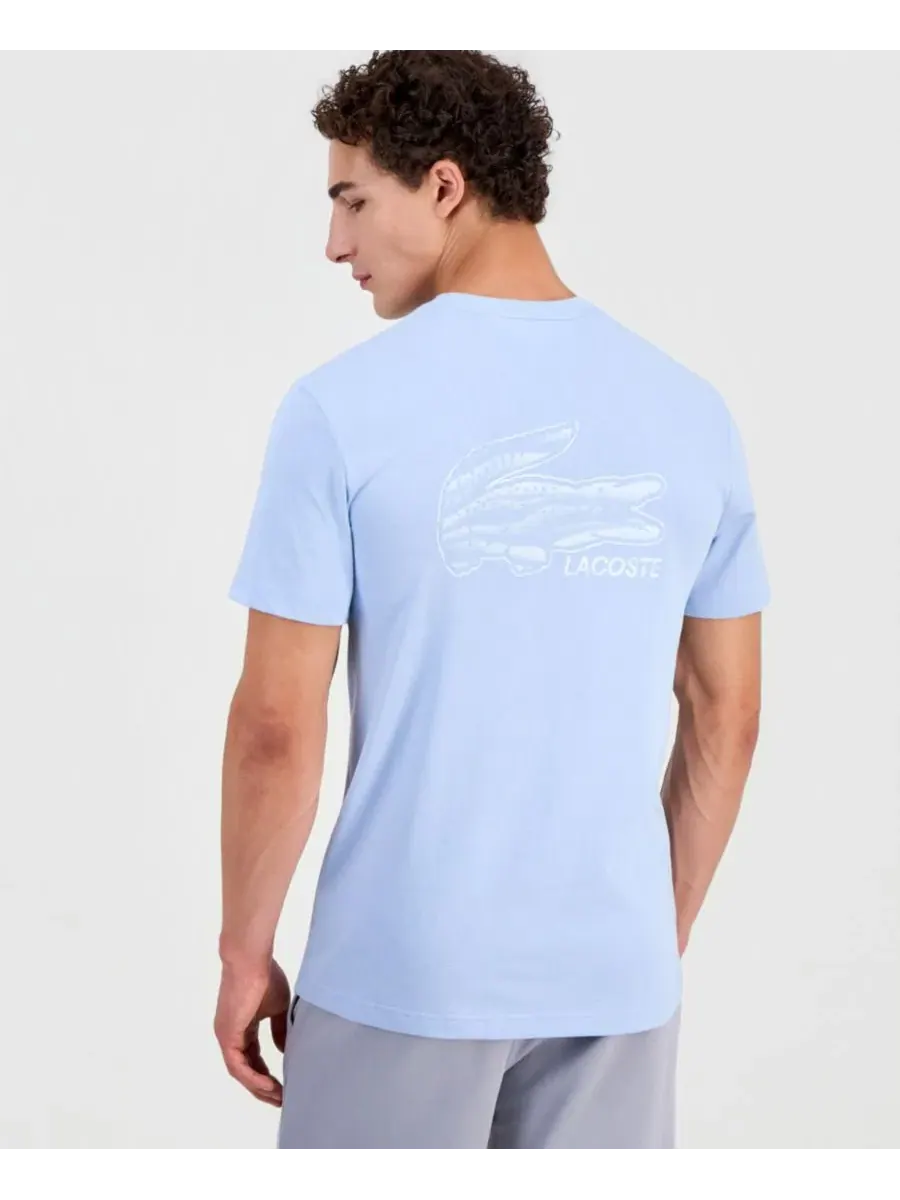 Футболка с принтом и коротким рукавом Lacoste — изображение 1 из 3, шамбре