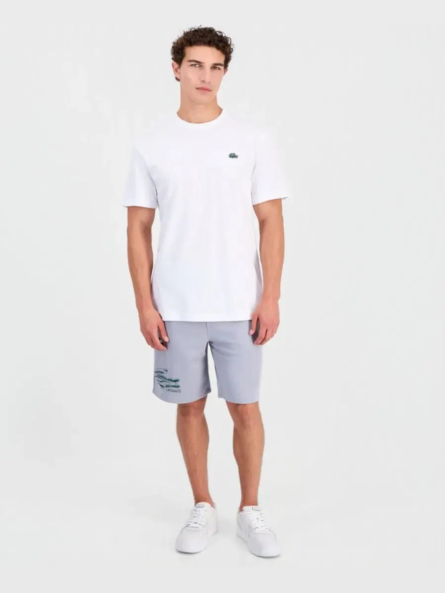 Футболка с коротким рукавом и принтом Lacoste — изображение 2 из 3, белый