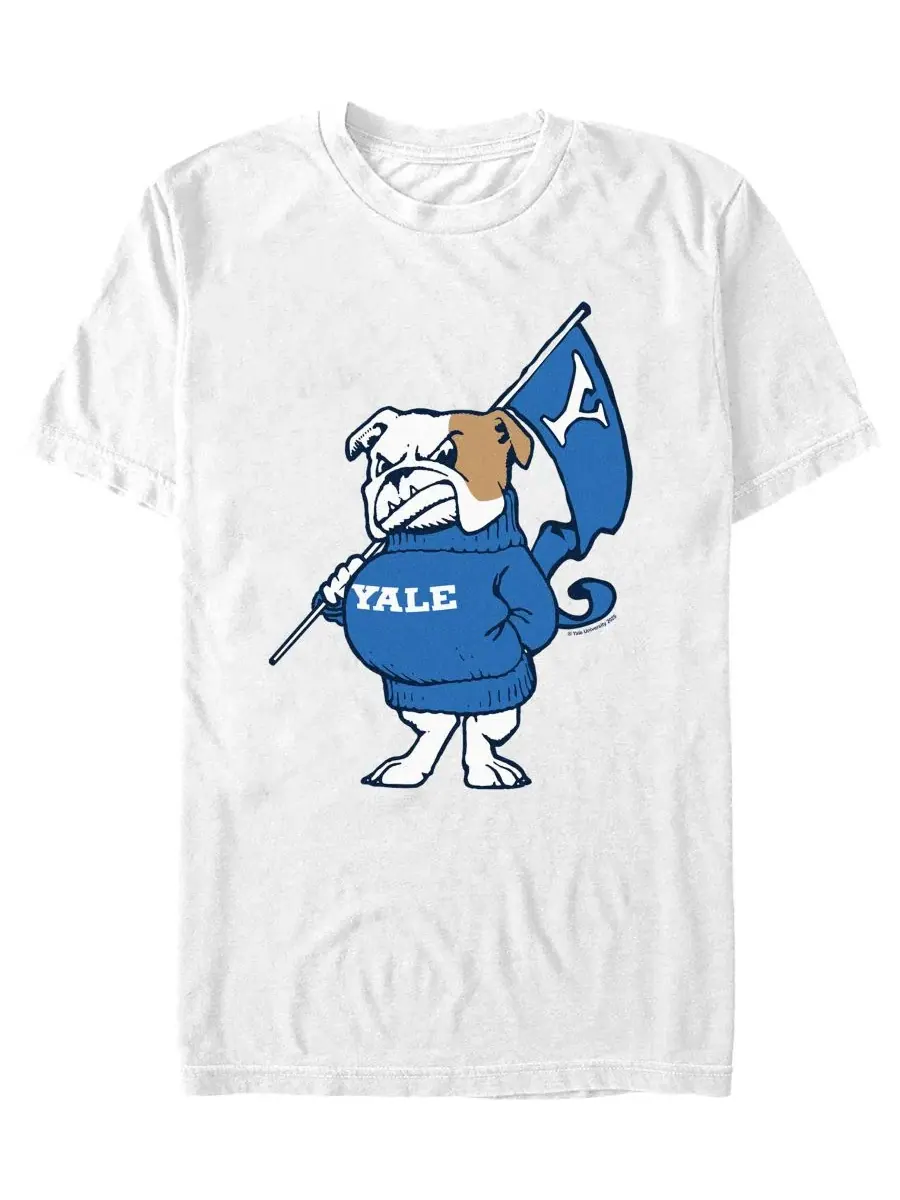 Футболка с графическим принтом Yale Flag, Bulldogs Fifth Sun — изображение 1 из 3, белый