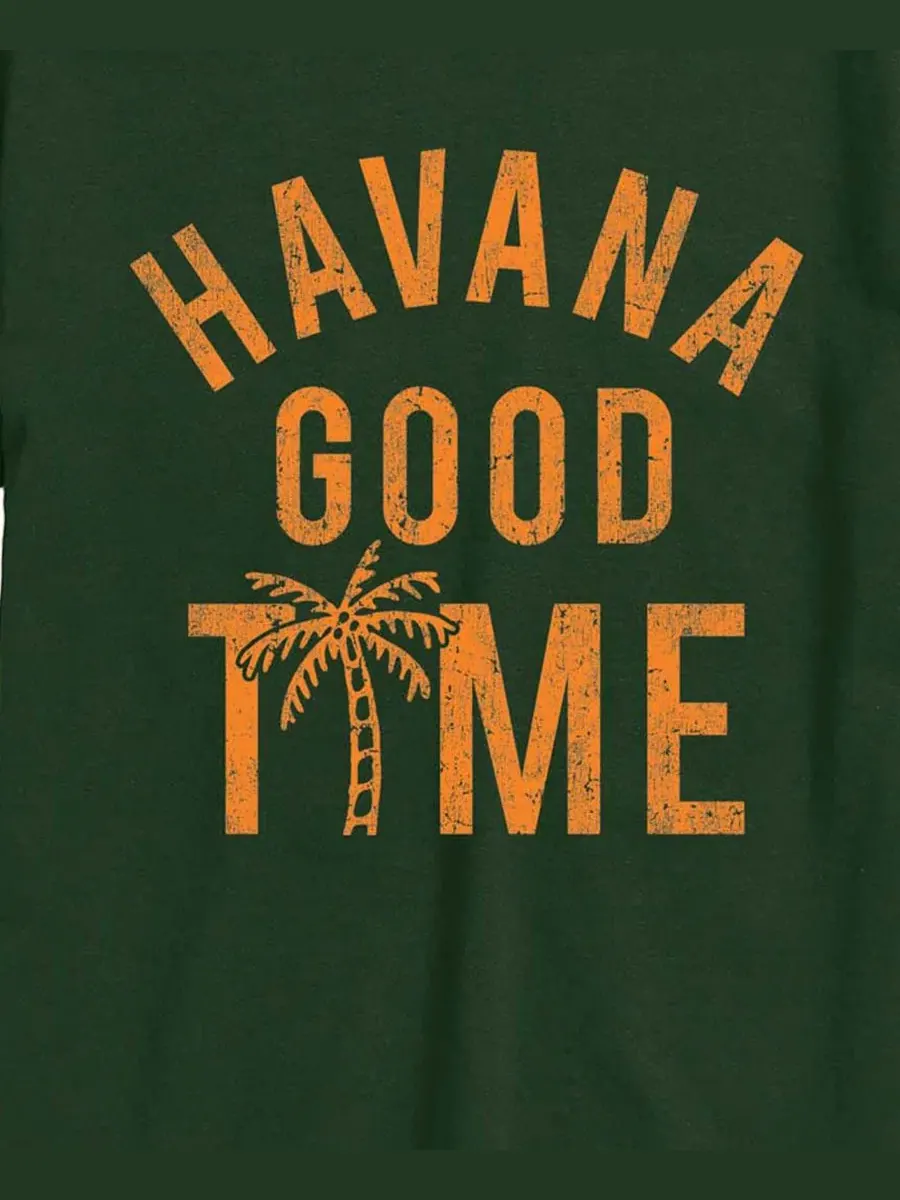 Футболка с графическим принтом Instant Message Havana Good Time AIRWAVES — изображение 3 из 3, зеленый