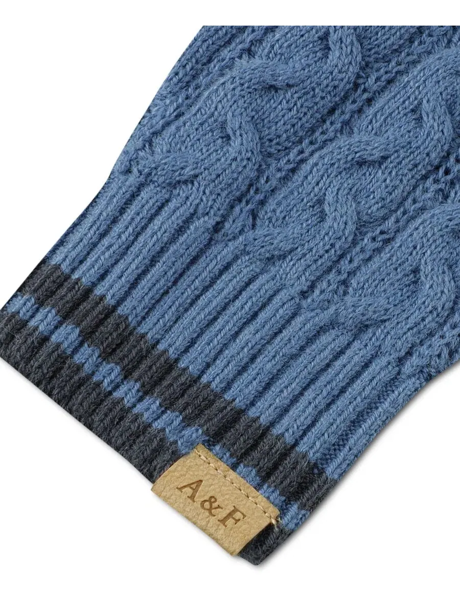 Комбинезон-слипер для малышей с длинным рукавом, модель Crewneck Sweater abercrombie kids — изображение 5 из 6, синий