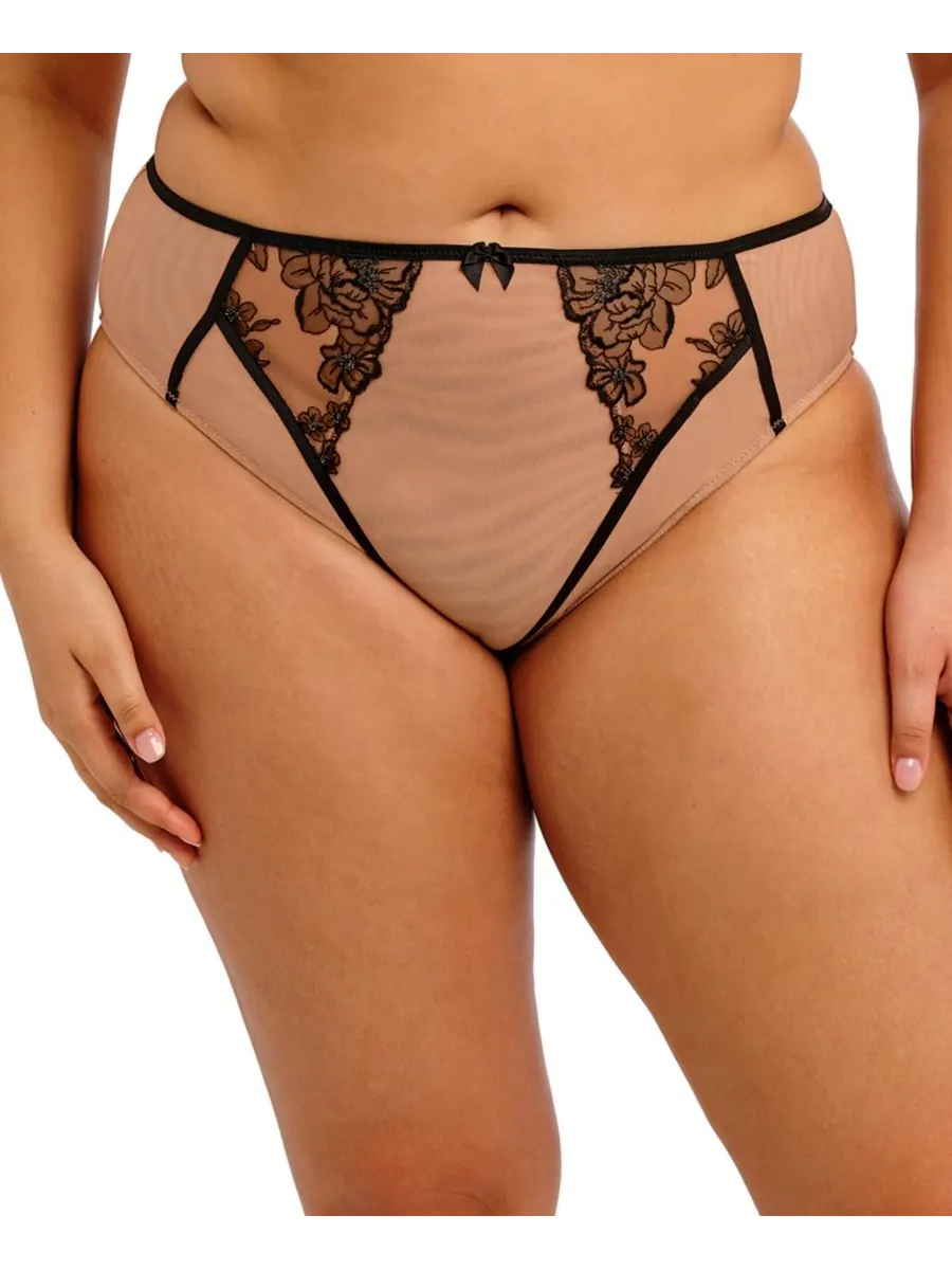 Трусы Teagan High Leg Brief Elomi — изображение 1 из 3, кафе-лате