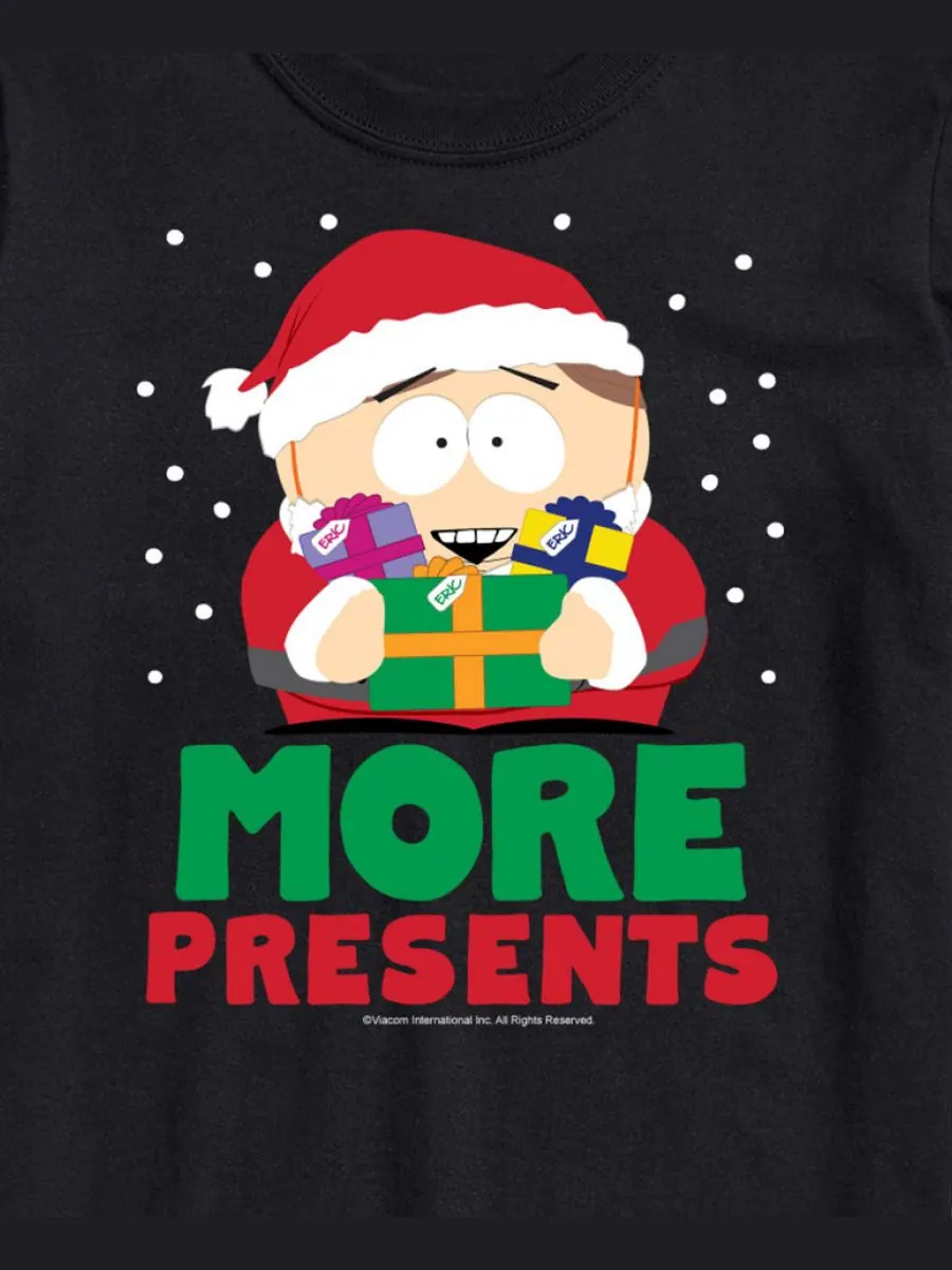 Мужская футболка с коротким рукавом South Park More Presents с графическим принтом AIRWAVES — изображение 2 из 3, черный