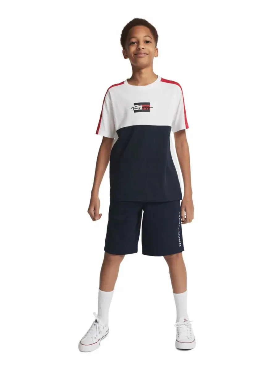 Детские шорты Tommy Knit Pull-On Shorts для мальчиков 8-20 лет Tommy Hilfiger