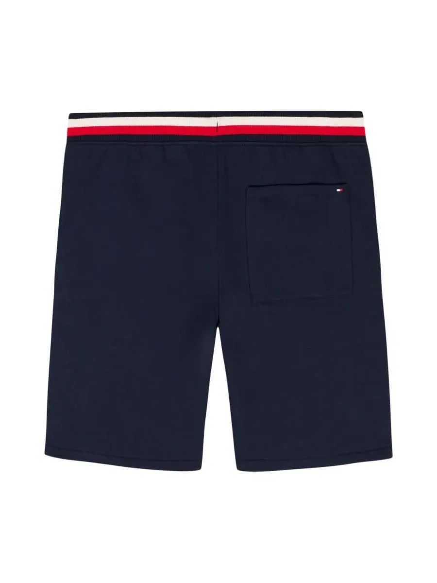 Детские шорты Tommy Knit Pull-On Shorts для мальчиков 8-20 лет Tommy Hilfiger — изображение 5 из 10, темно-синий