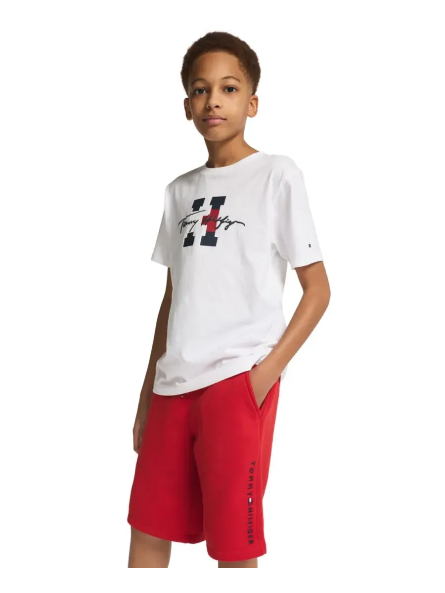 Детские шорты Tommy Knit Pull-On Shorts для мальчиков 8-20 лет Tommy Hilfiger