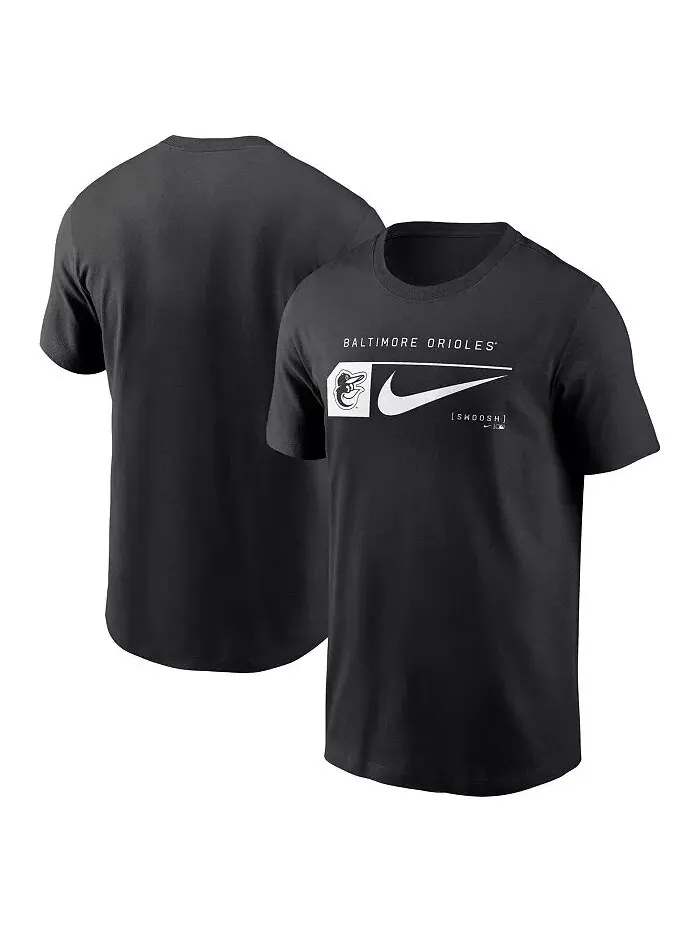 Мужская черная футболка Baltimore Orioles Fashion Graphic Swoosh Nike — изображение 1 из 3