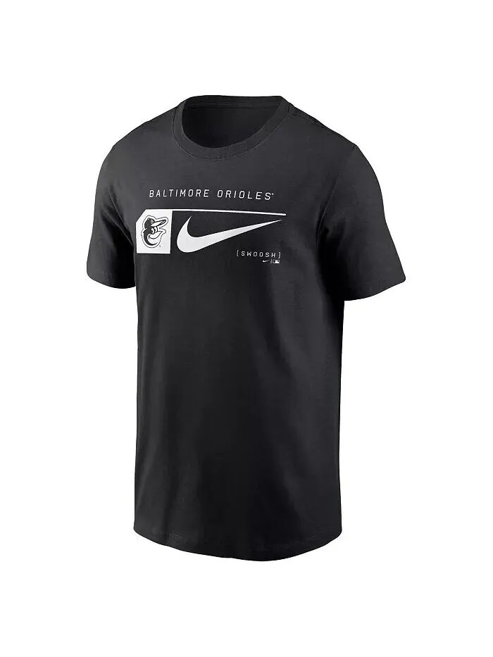 Мужская черная футболка Baltimore Orioles Fashion Graphic Swoosh Nike — изображение 3 из 3