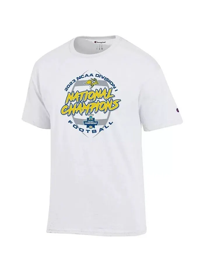Мужская белая футболка South Dakota State Jackrabbits 2023 FCS Football National Champions в — изображение 2 из 3, белый