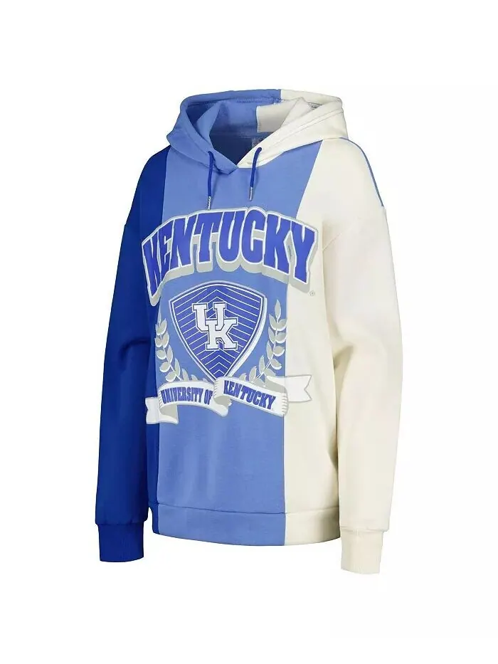 Женский пуловер с капюшоном и цветными блоками Royal Kentucky Wildcats Hall of Fame Gameday Couture — изображение 3 из 3