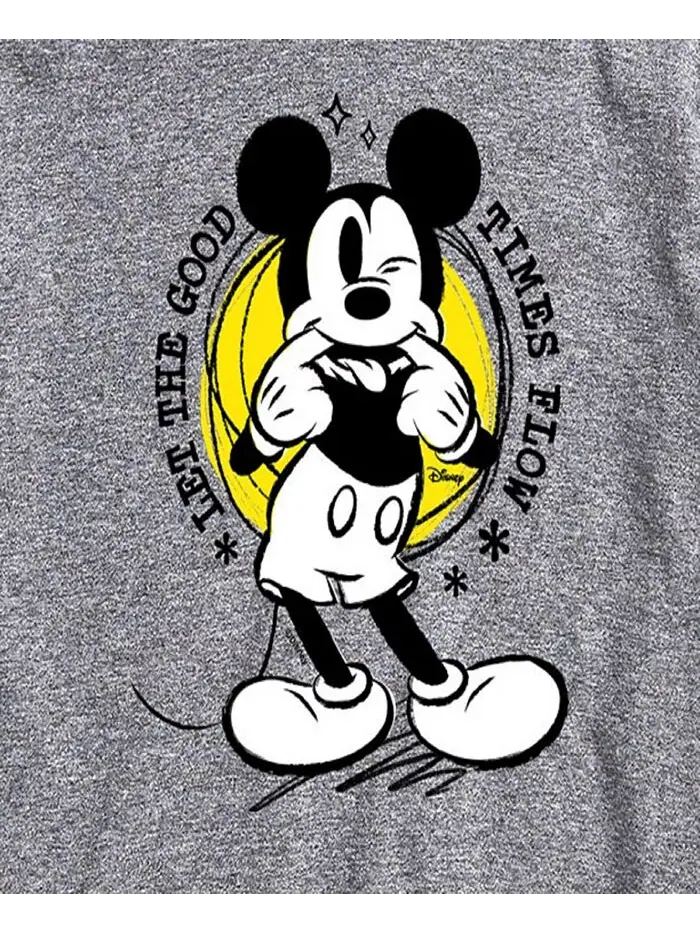 Мужская футболка с коротким рукавом Disney Mickey Mouse AIRWAVES — изображение 3 из 3, серый