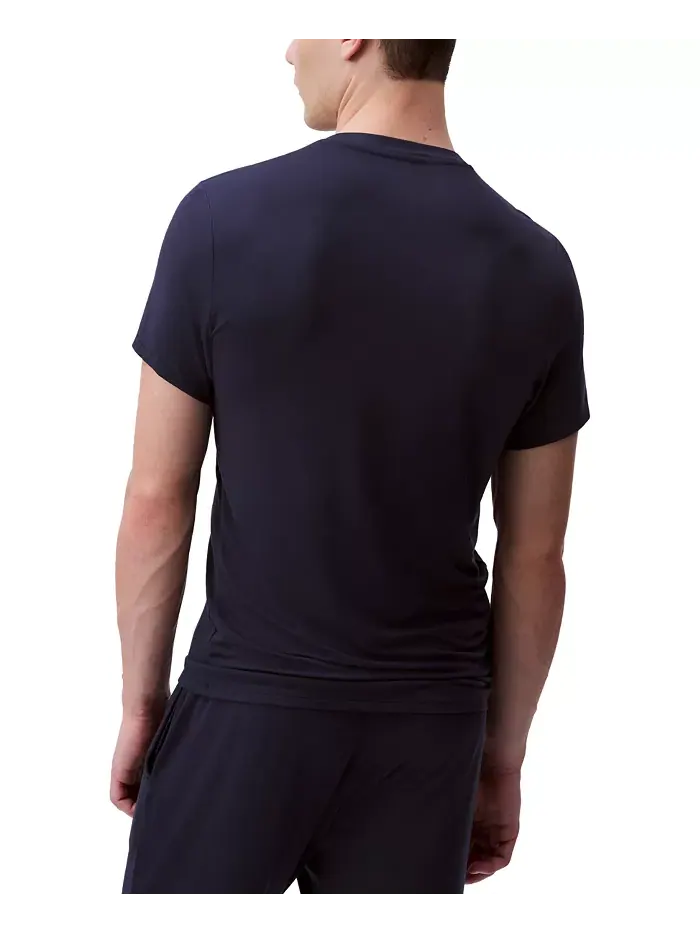 Мужская футболка для сна UltraSoft Stretch с планкой Calvin Klein — изображение 2 из 3, бежевый