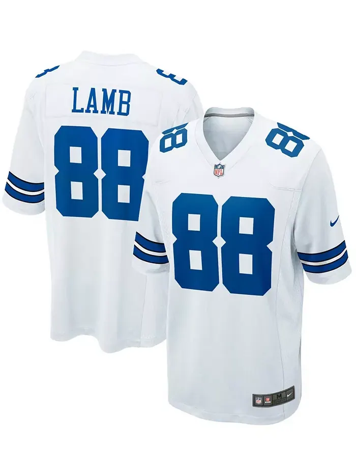 Мужская альтернативная игровая футболка Dallas Cowboys CeeDee Lamb Nike — изображение 1 из 3, белый