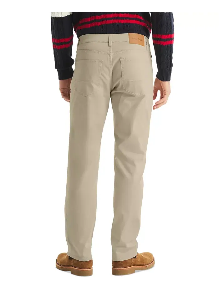 Мужские джинсы Vintage Straight Stretch Denim Nautica — изображение 2 из 4, коричневый