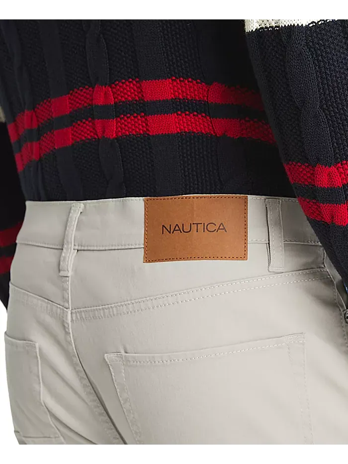 Мужские джинсы Vintage Straight Stretch Denim Nautica — изображение 3 из 4, серый