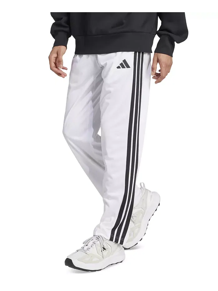 Мужские трикотажные спортивные брюки классического кроя с тремя полосками adidas