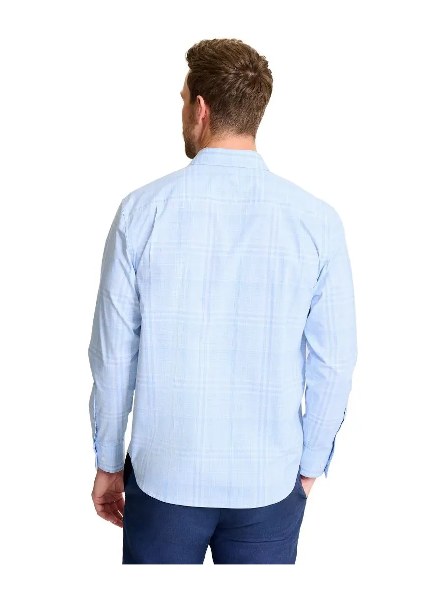 Мужская клетчатая рубашка Sarasota Stretch Tommy Bahama — изображение 3 из 3, синий