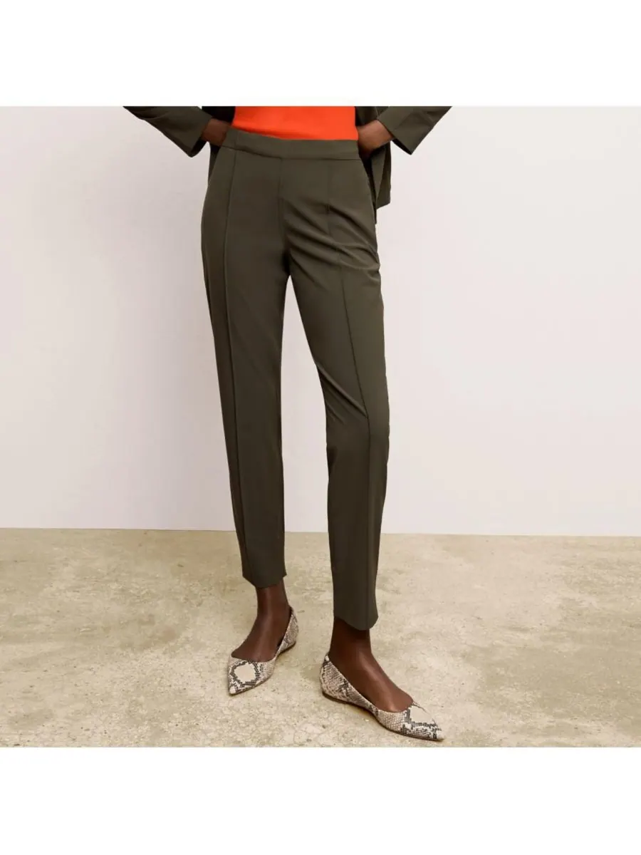 Женские дорожные брюки Colby Travel Pant - OrigamiTech MMLaFleur — изображение 6 из 9, оливковый