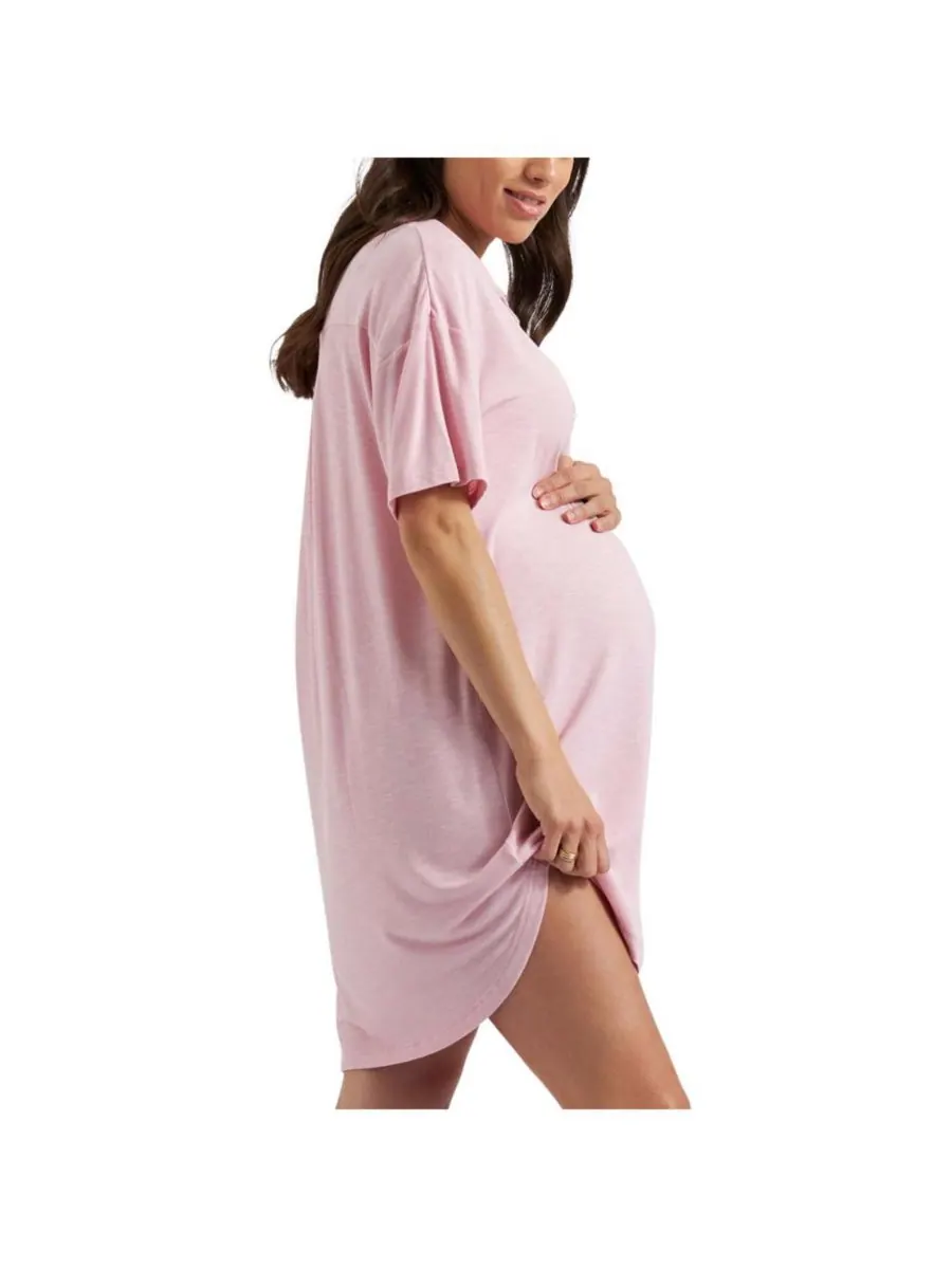 Футболка Мечтательная ночь Ripe Maternity — изображение 2 из 3, розовый
