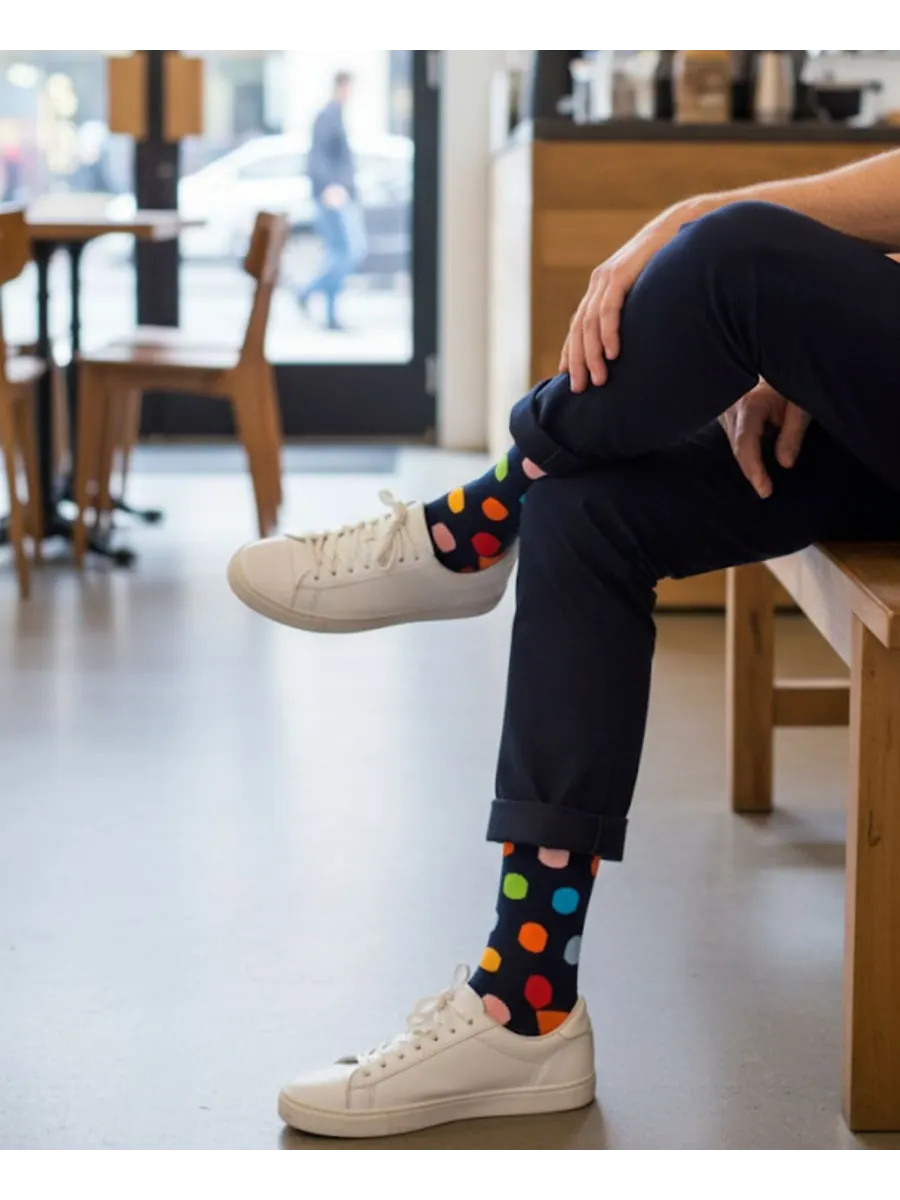 Мужские носки Barcelona Bundle, 5 пар Love Sock Company — изображение 4 из 6, темно-синий