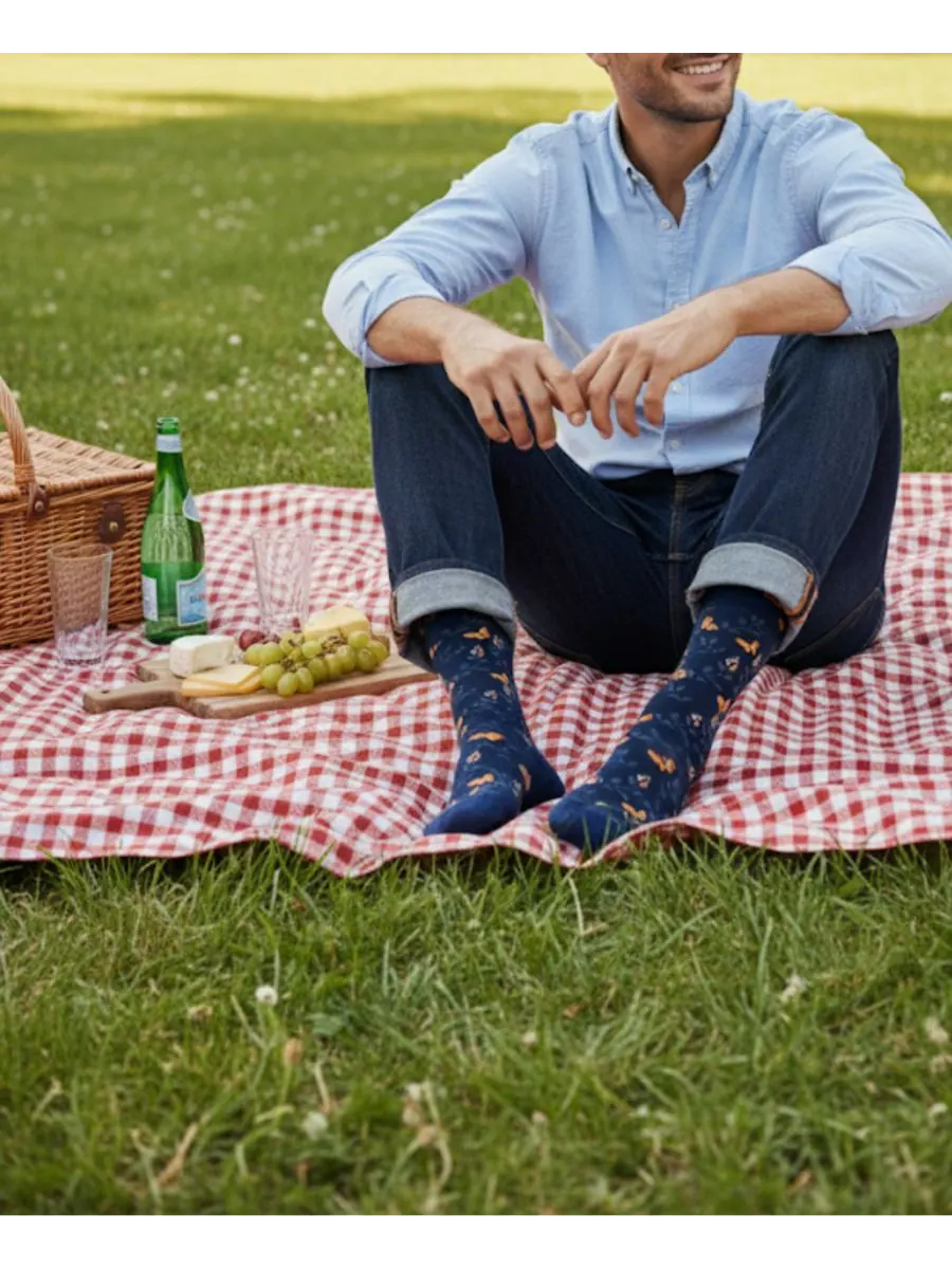Мужские носки Barcelona Bundle, 5 пар Love Sock Company — изображение 5 из 6, темно-синий