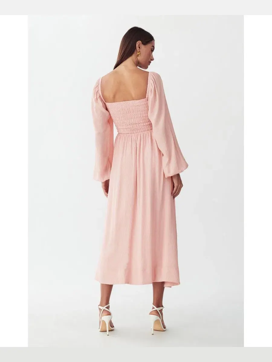 Платье миди True Midi Dress ST MRLO — изображение 4 из 6, пудровый розовый