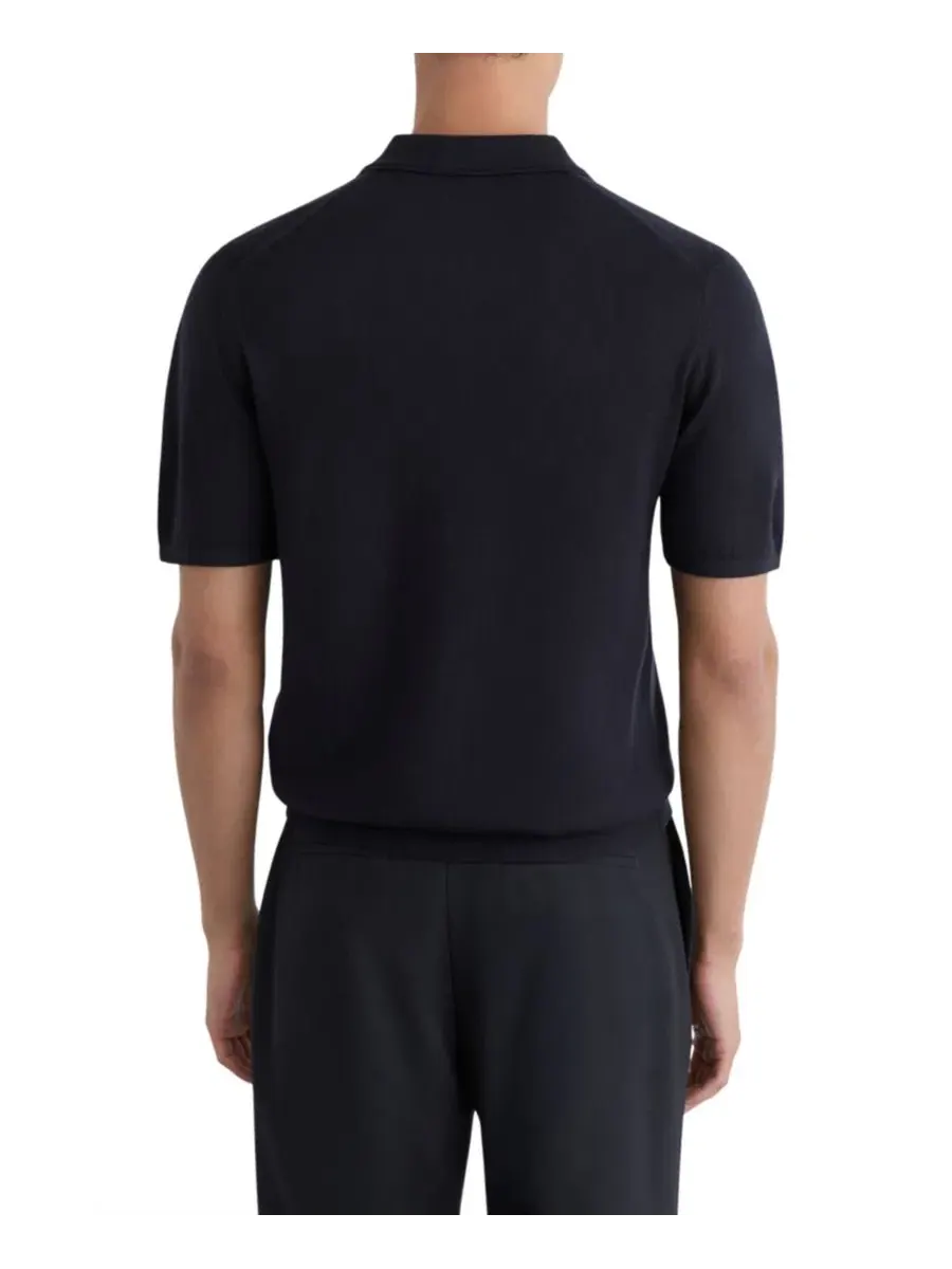 Мужская рубашка Drayton Button Through Merino REISS — изображение 5 из 5, темно-синий