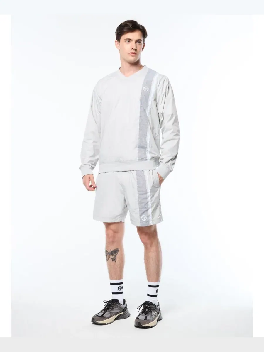 Пуловер с V-образным вырезом Attivo Damarindo Crewneck Sergio Tacchini — изображение 2 из 5, спокойная тень