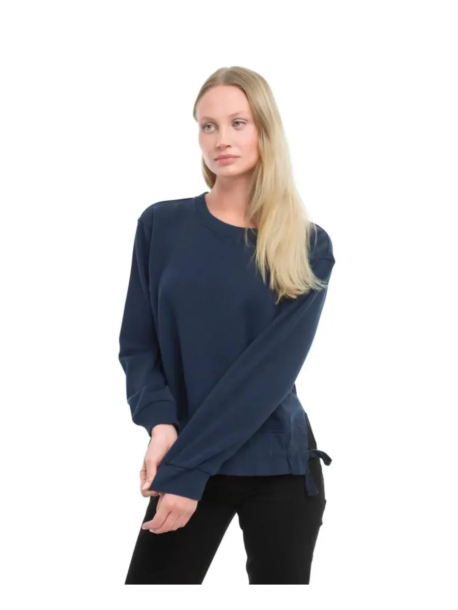 Женская толстовка с ткаными боковыми вставками WILT Clothing — изображение 5 из 7, синий