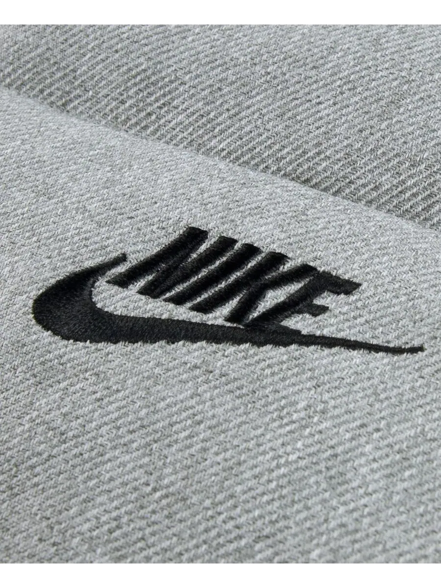 Пуховик стеганый с капюшоном, длинным рукавом Nike — изображение 2 из 3, темный серый