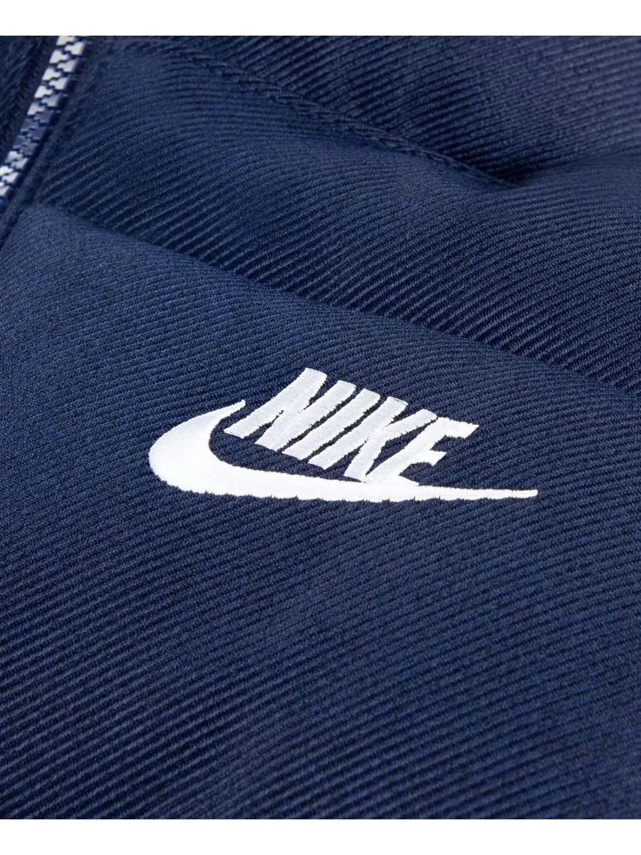 Детская куртка-пуховик с капюшоном Nike — изображение 2 из 3, темно-синий