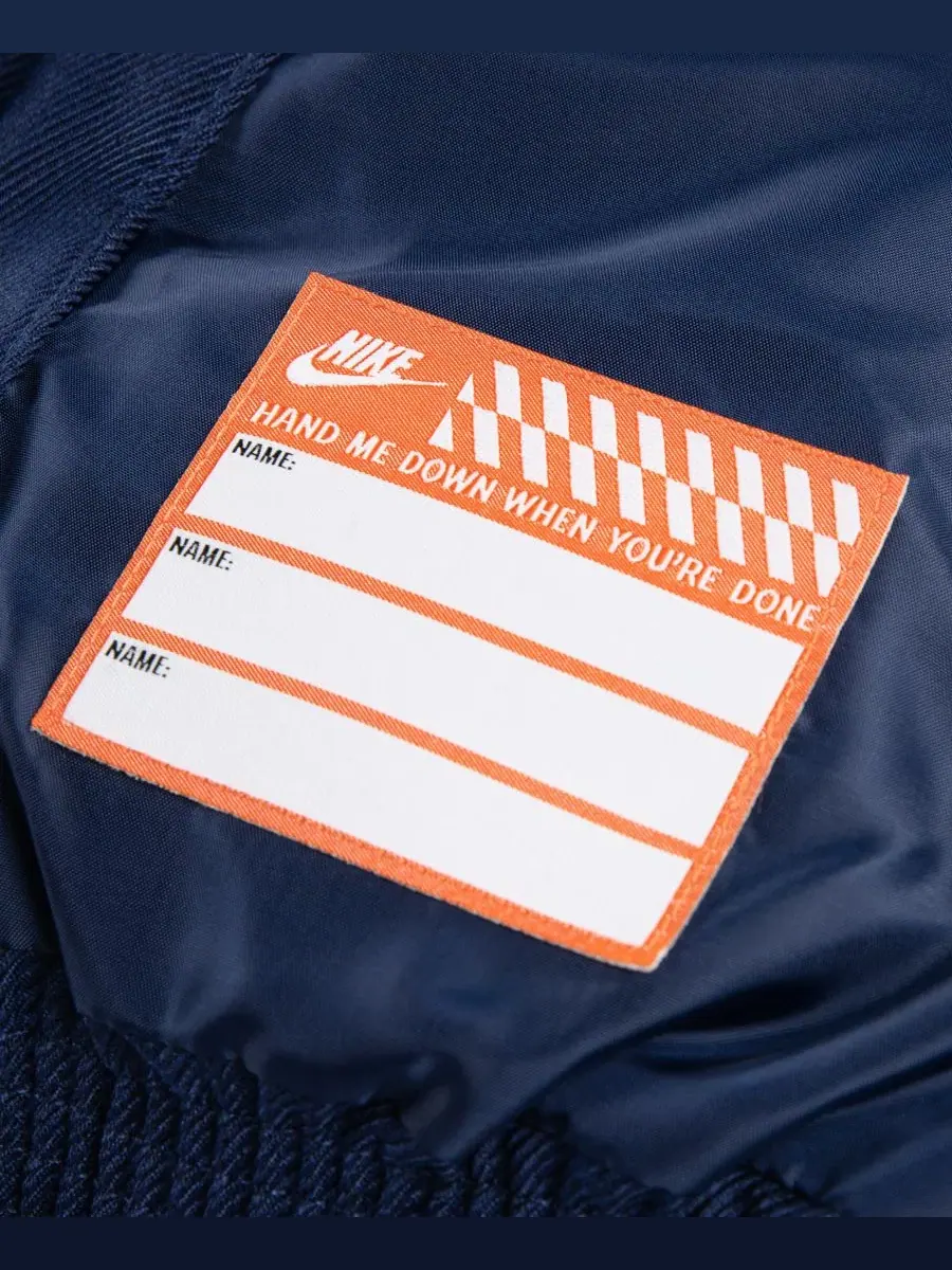 Детская куртка-пуховик с капюшоном Nike — изображение 3 из 3, темно-синий
