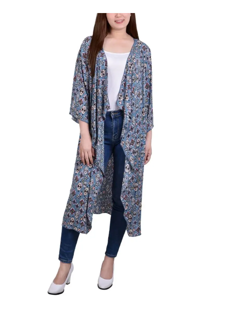 Кардиган женский с рукавом 3/4 NY Collection — изображение 1 из 3, черный