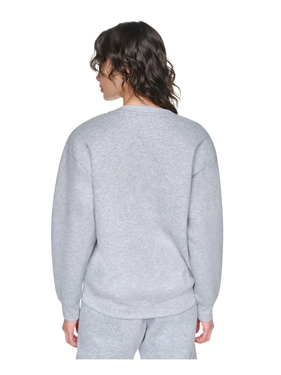 Женский свитшот с длинным рукавом и принтом Varsity Puff Logo DKNY Sport, Pgh/Taxi Cab — изображение 5 из 5