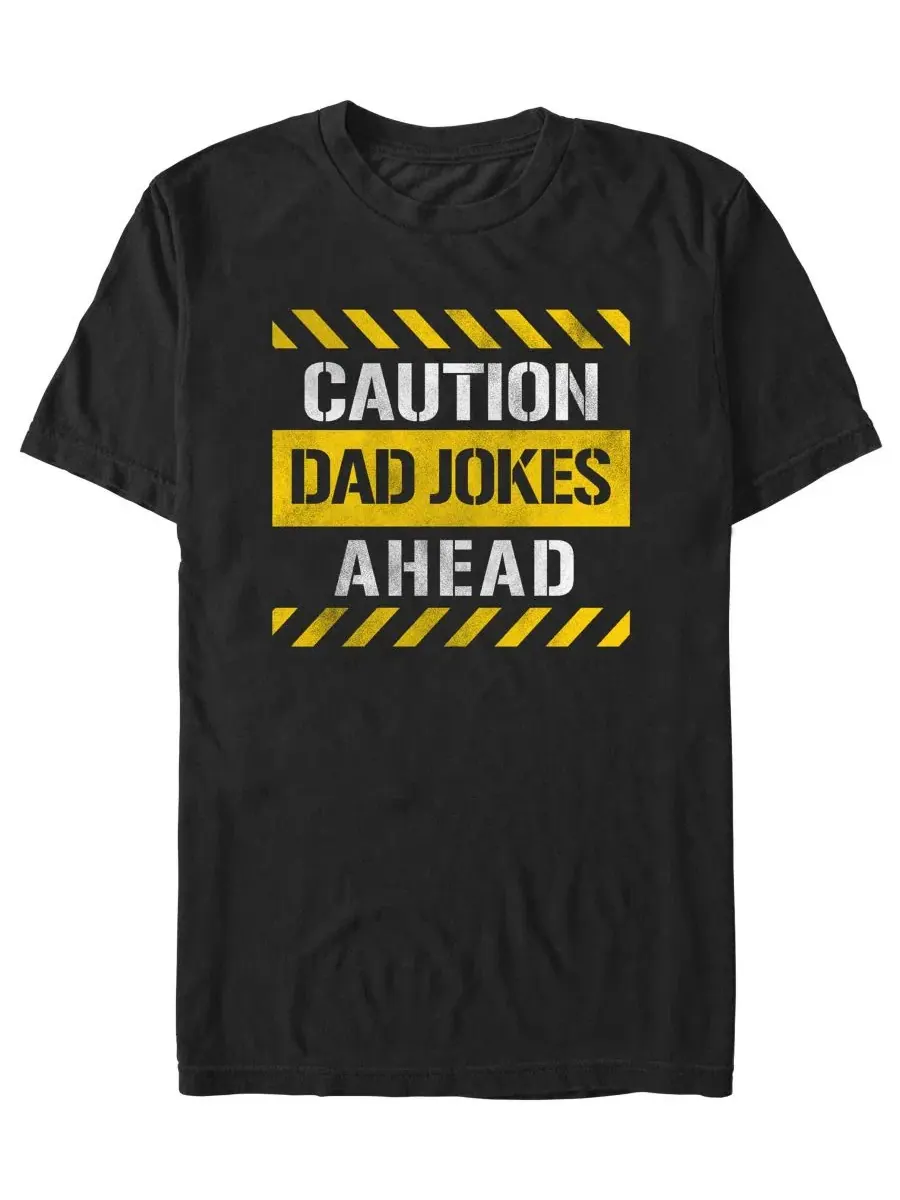 Футболка с принтом Dad Jokes Ahead Fifth Sun — изображение 1 из 3, черный