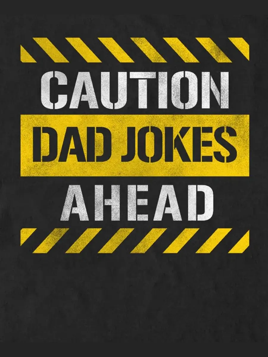Футболка с принтом Dad Jokes Ahead Fifth Sun — изображение 3 из 3, черный