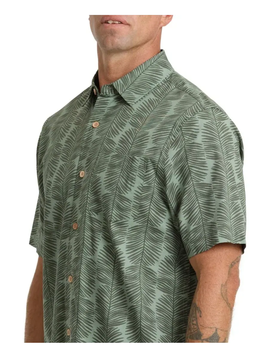 Мужская рубашка Quiksilver Eden, стандартного кроя Quiksilver Waterman — изображение 3 из 4, кувшинка