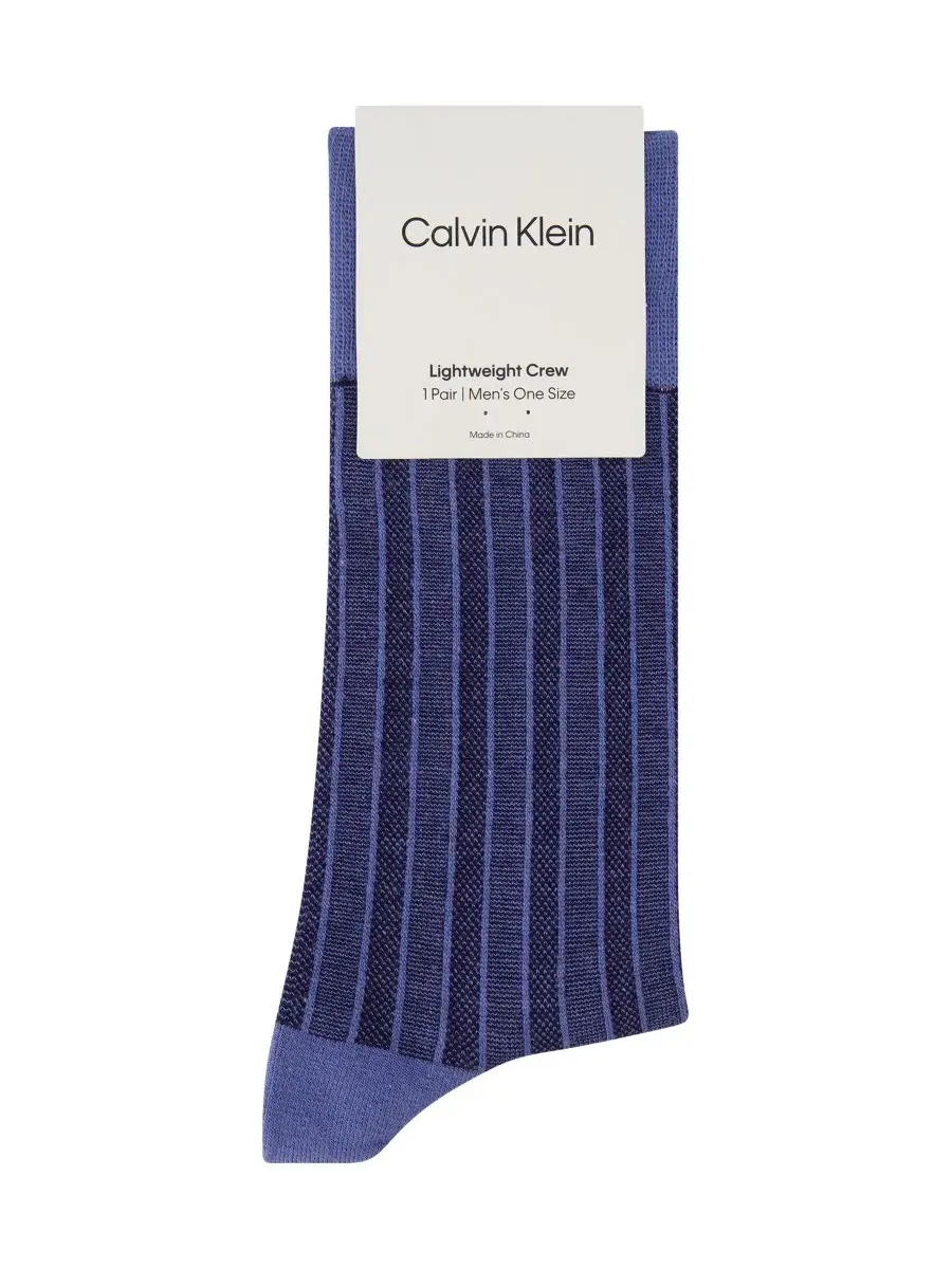 Мужские классические носки средней высоты Calvin Klein — изображение 4 из 4, синий