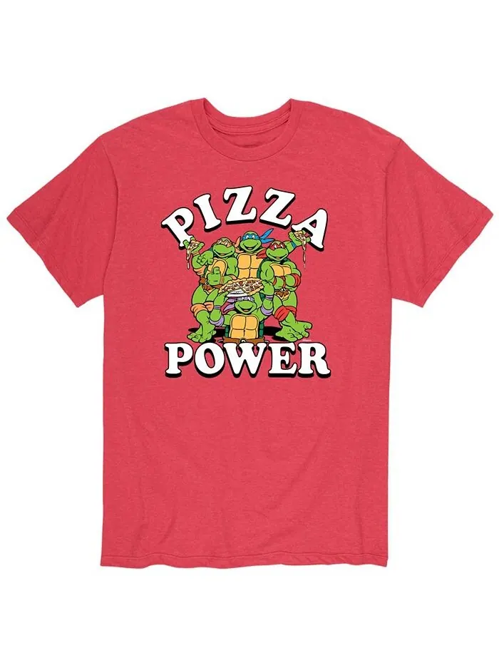 Мужская футболка Teenage Mutant Ninja Turtles Power Pizza AIRWAVES — изображение 1 из 2, красный