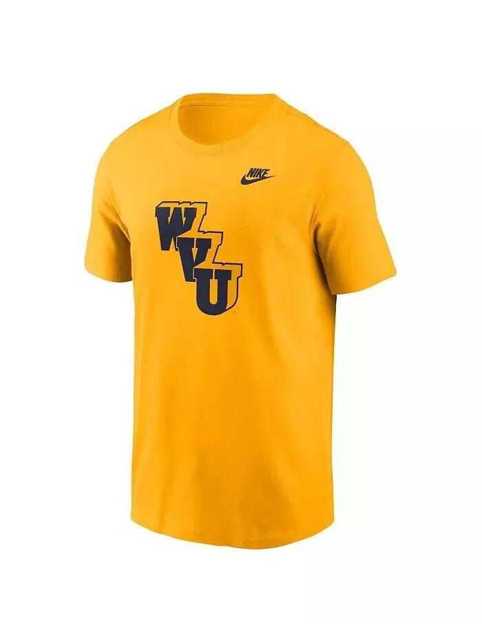 Мужская золотая футболка с альтернативным логотипом West Virginia Mountaineers Legacy Nike — изображение 2 из 3, золото