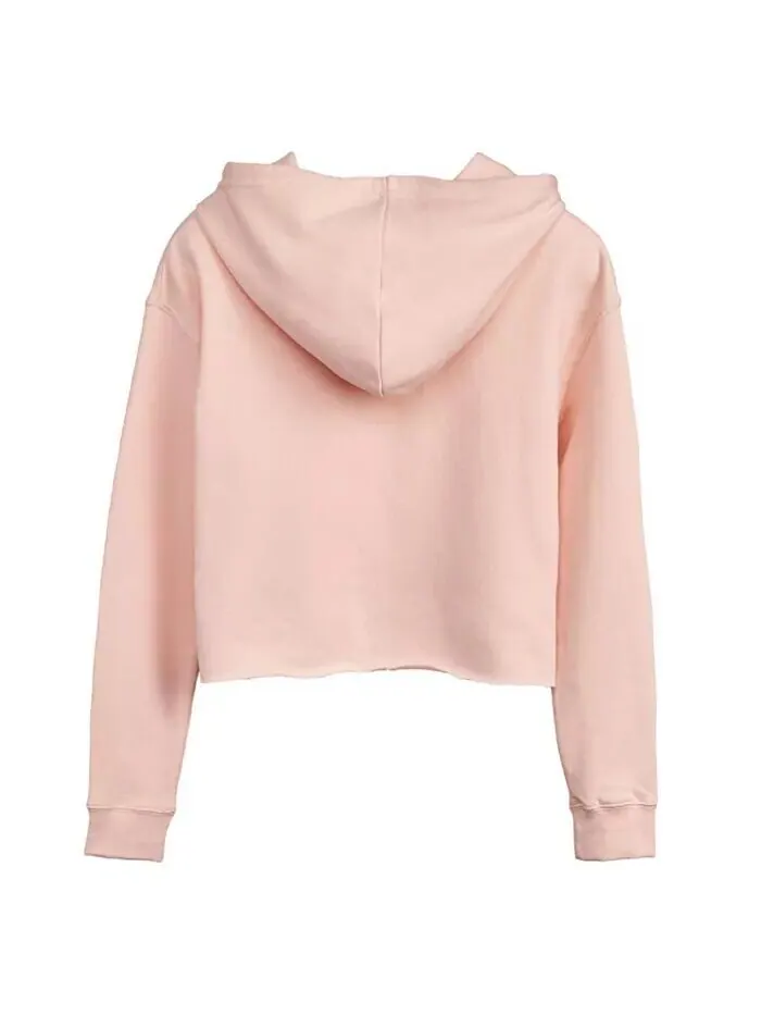 Укороченная толстовка с капюшоном Trendy Juniors Peanuts Snoopy Graphic Hybrid Apparel — изображение 3 из 3, пудровый розовый