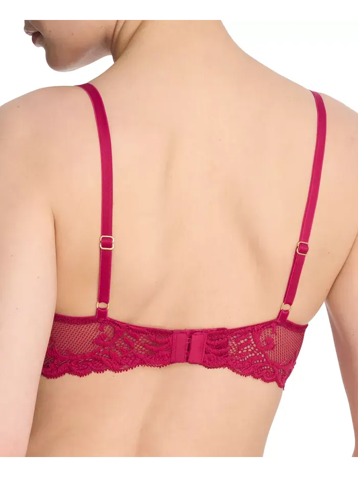 Женский бюстгальтер Feathers Lace Contour с косточками и глубоким вырезом 730023 Natori — изображение 4 из 6, бежевый