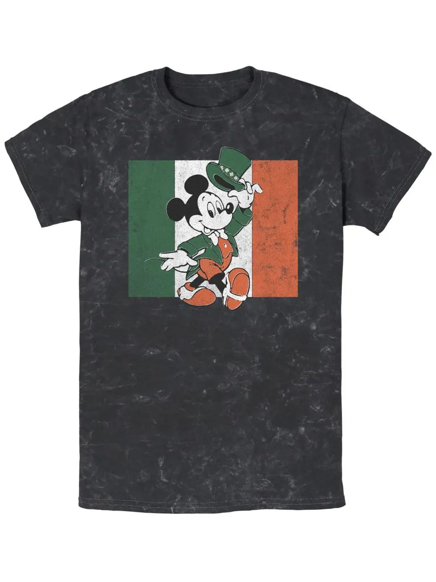 Мужская винтажная футболка с коротким рукавом "Удача" Mickey Classic — изображение 1 из 3, черный